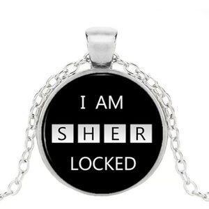 New! Sherlock Holmes Necklace Silver Chain Sher Locked Fandom Shows Series